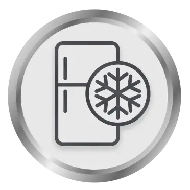 Icon: Refrigerator with an icicle